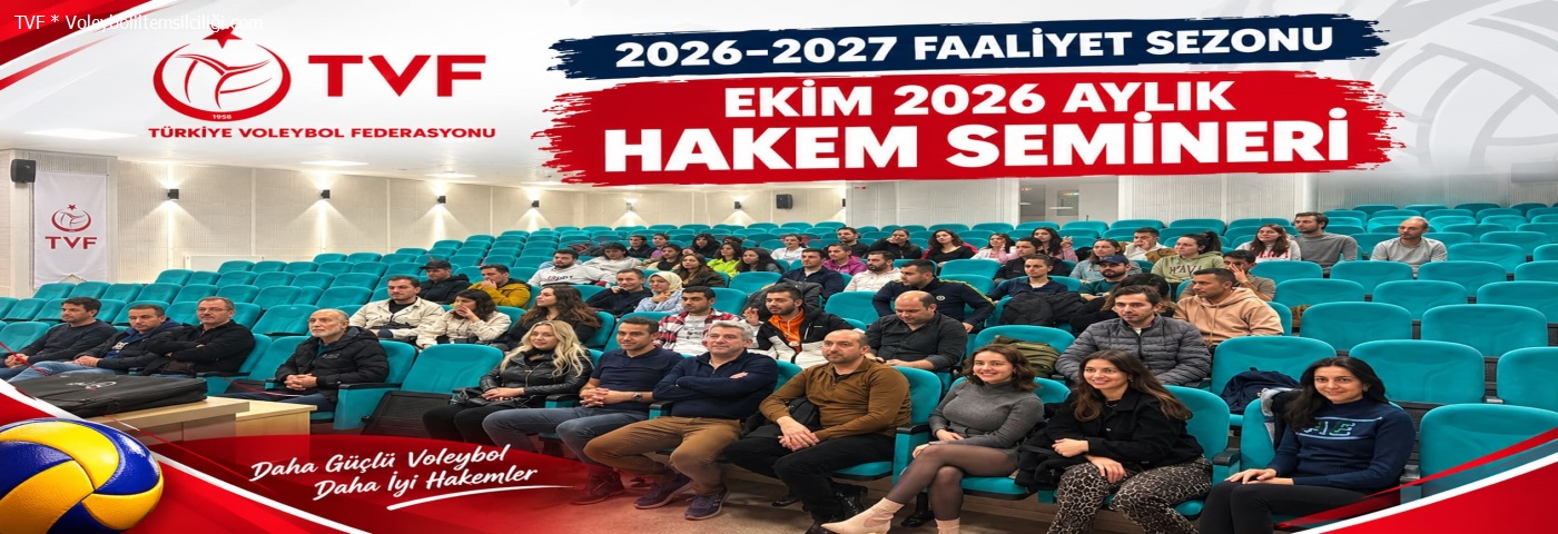 2026 - 2027 Faaliyet Sezonu Ekim 2026 Aylık Hakem Semineri